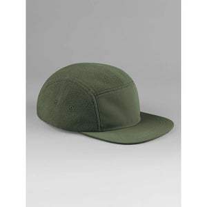 Cappellino Recycled Fleece Outdoor Camper Cap verde - personalizzabile con logo