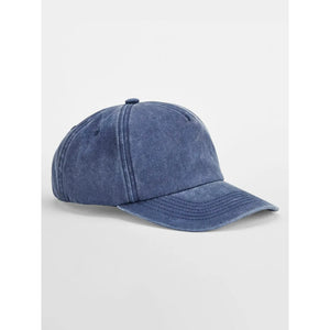Cappellino Relaxed 5 Panel Vintage Cap blu - personalizzabile con logo