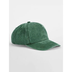 Cappellino Relaxed 5 Panel Vintage Cap verde - personalizzabile con logo
