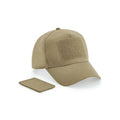 Cappellino Removable Patch 5 Panel Cap beige - personalizzabile con logo