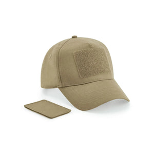 Cappellino Removable Patch 5 Panel Cap beige - personalizzabile con logo