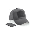 Cappellino Removable Patch 5 Panel Cap grigio - personalizzabile con logo