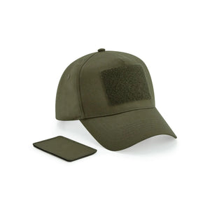 Cappellino Removable Patch 5 Panel Cap military green - personalizzabile con logo