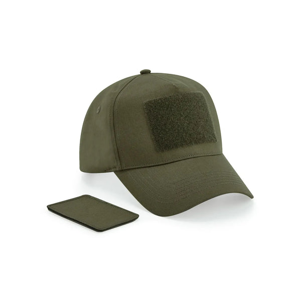 Cappellino Removable Patch 5 Panel Cap military green - personalizzabile con logo
