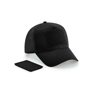 Cappellino Removable Patch 5 Panel Cap nero - personalizzabile con logo