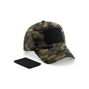 Cappellino Removable Patch 5 Panel Cap verde - personalizzabile con logo