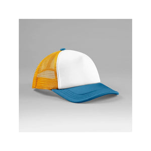 Cappellino Retro 5 Panel Trucker giallo - personalizzabile con logo