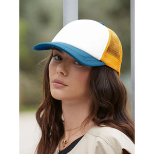 Cappellino Retro 5 Panel Trucker - personalizzabile con logo