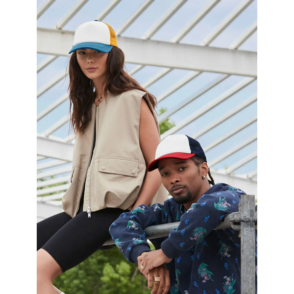 Cappellino Retro 5 Panel Trucker - personalizzabile con logo