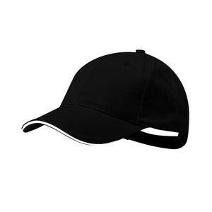 Cappellino Rubec nero - personalizzabile con logo