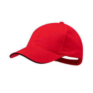 Cappellino Rubec rosso - personalizzabile con logo