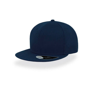 Cappellino Snap Back blu - personalizzabile con logo