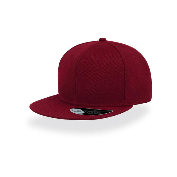 Cappellino Snap Back bordeaux - personalizzabile con logo