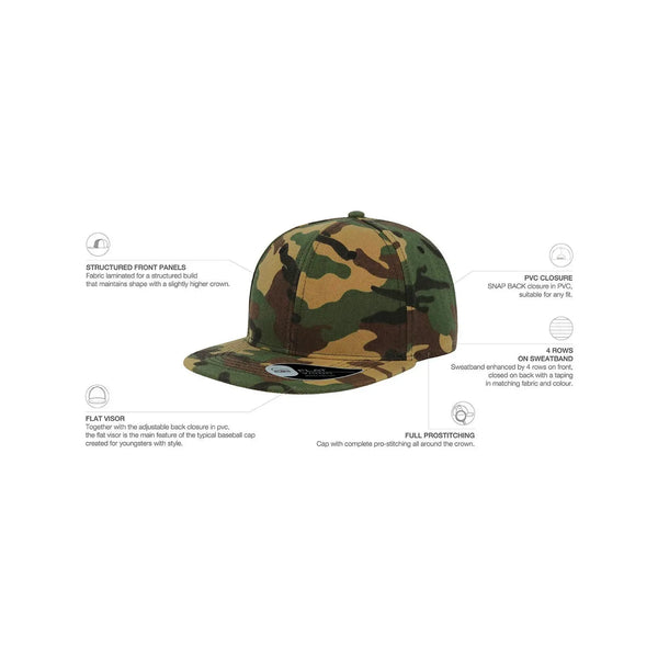 Cappellino Snap Back - personalizzabile con logo