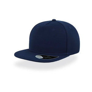 Cappellino Snap Five blu - personalizzabile con logo