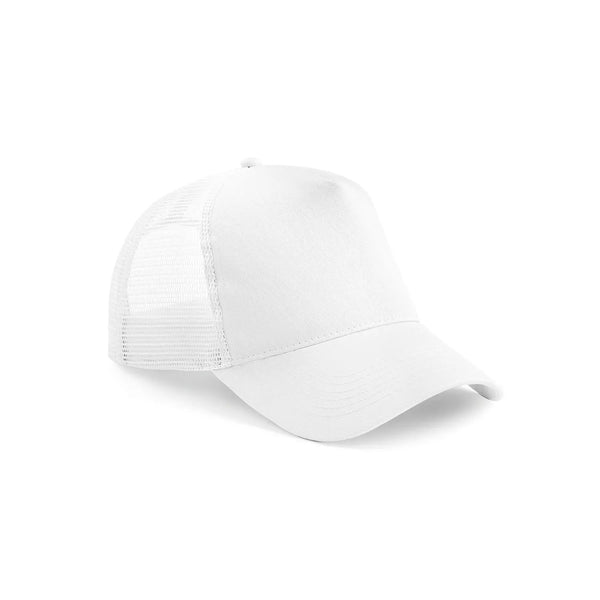 Cappellino Snapback Trucker bianco - personalizzabile con logo