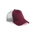 Cappellino Snapback Trucker bordeaux - personalizzabile con logo