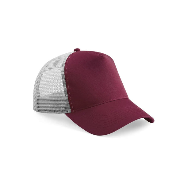 Cappellino Snapback Trucker bordeaux - personalizzabile con logo