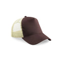 Cappellino Snapback Trucker marrone - personalizzabile con logo
