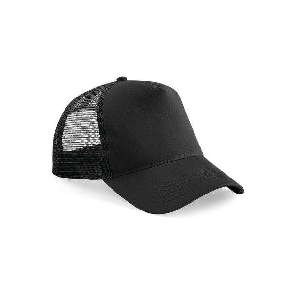 Cappellino Snapback Trucker nero - personalizzabile con logo