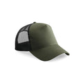Cappellino Snapback Trucker olive green/black - personalizzabile con logo