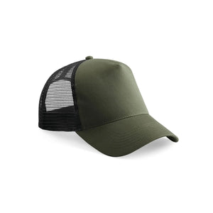 Cappellino Snapback Trucker olive green/black - personalizzabile con logo