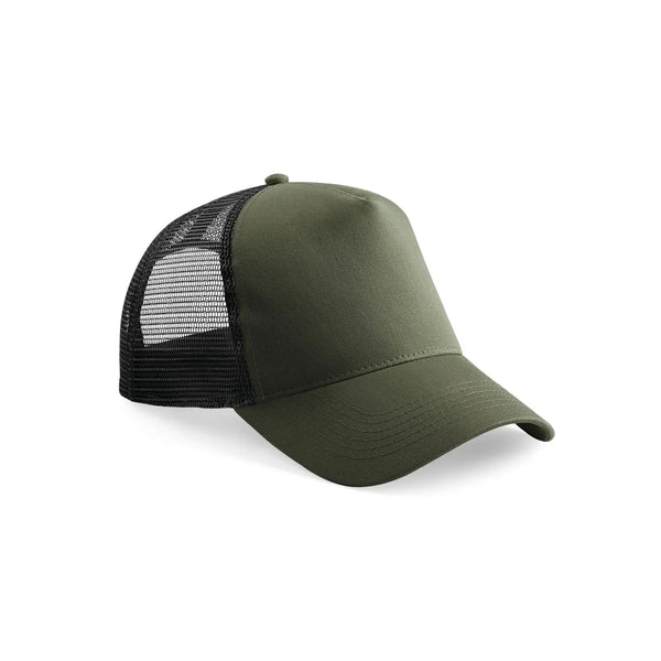 Cappellino Snapback Trucker olive green/black - personalizzabile con logo