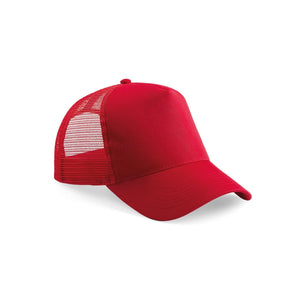 Cappellino Snapback Trucker rosso - personalizzabile con logo