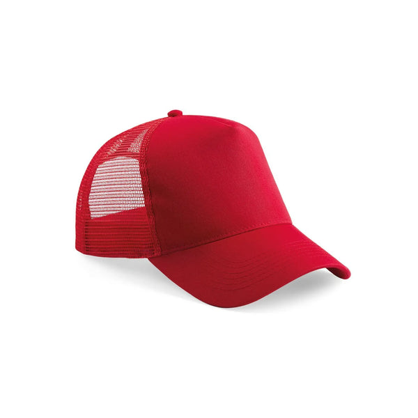 Cappellino Snapback Trucker rosso - personalizzabile con logo