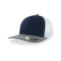 Cappellino Sonic navy-grey melange-white - personalizzabile con logo