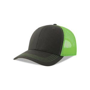 Cappellino Sonic-S dark grey/green fluo - personalizzabile con logo