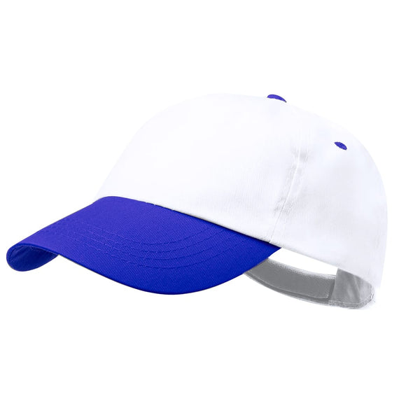 Cappellino Sport bianco / blu - personalizzabile con logo