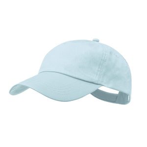 Cappellino Sport blu pastello - personalizzabile con logo