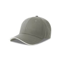 Cappellino Sport sandwich-S grigio - personalizzabile con logo