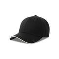 Cappellino Sport sandwich-S nero - personalizzabile con logo