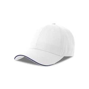 Cappellino Sport sandwich-S white-navy - personalizzabile con logo