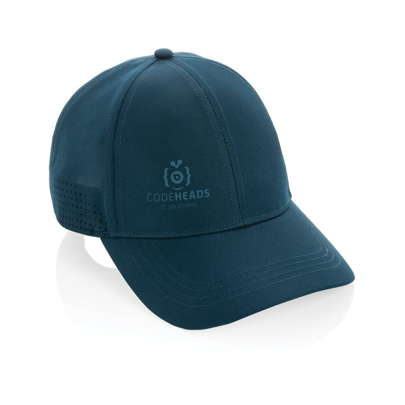 Cappellino sportivo 6 pannelli in RPET Impact AWARE™ - personalizzabile con logo