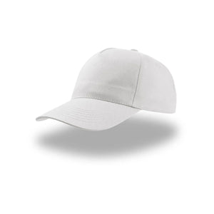 Cappellino Start Five bianco - personalizzabile con logo