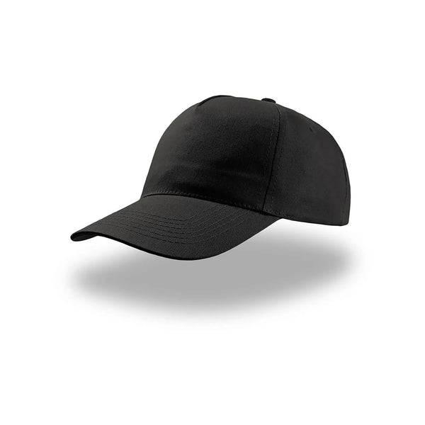 Cappellino Start Five nero - personalizzabile con logo