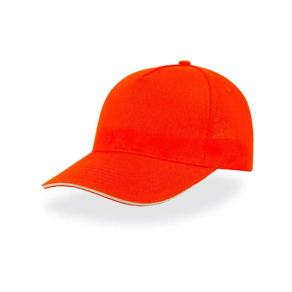 Cappellino Start Five Sandwich arancione - personalizzabile con logo