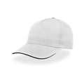 Cappellino Start Five Sandwich bianco - personalizzabile con logo