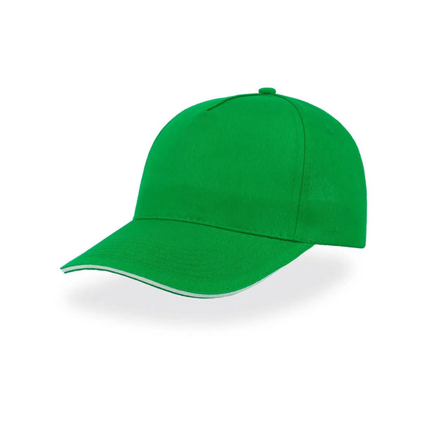 Cappellino Start Five Sandwich green-white - personalizzabile con logo