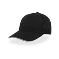 Cappellino Start Five Sandwich nero - personalizzabile con logo
