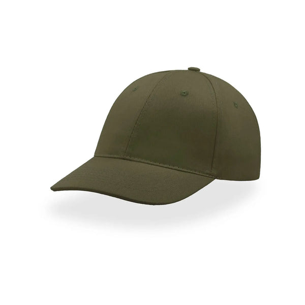 Cappellino Start Six olive - personalizzabile con logo