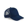 Cappellino Suede Snapback Trucker blu - personalizzabile con logo