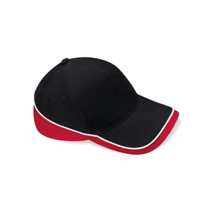 Cappellino Teamwear Competition Cap black/classic red/white - personalizzabile con logo