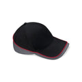 Cappellino Teamwear Competition Cap black/graphitegrey/classic red - personalizzabile con logo