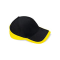 Cappellino Teamwear Competition Cap black/yellow - personalizzabile con logo