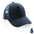 Cappellino trucker 5 pannelli in rcotton Impact AWARE™ 280gr blu navy - personalizzabile con logo
