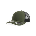 Cappellino Trucker Bryce olive-black - personalizzabile con logo